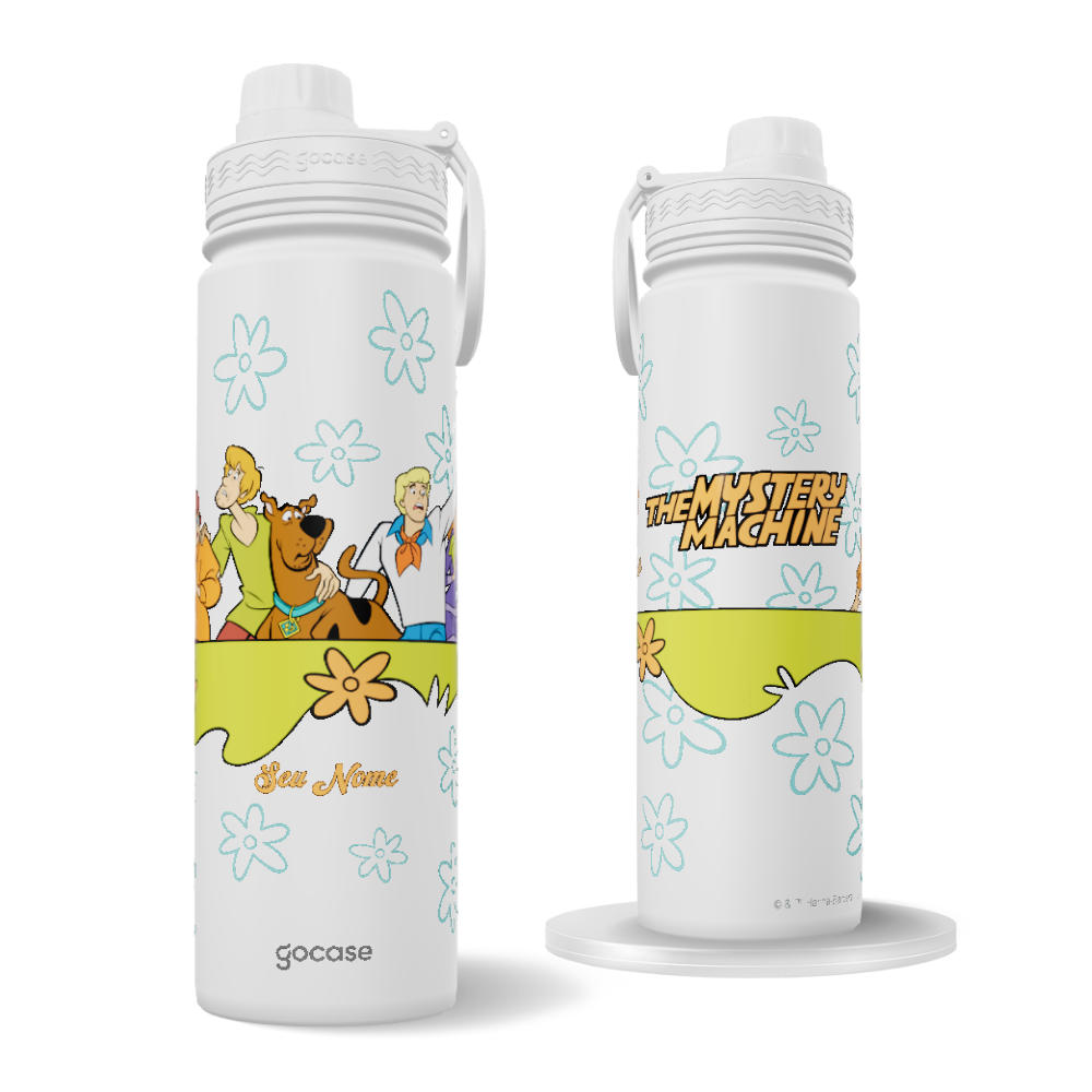 Garrafa Térmica Fresh + Ebook - Scooby-Doo - Máquina Mistério