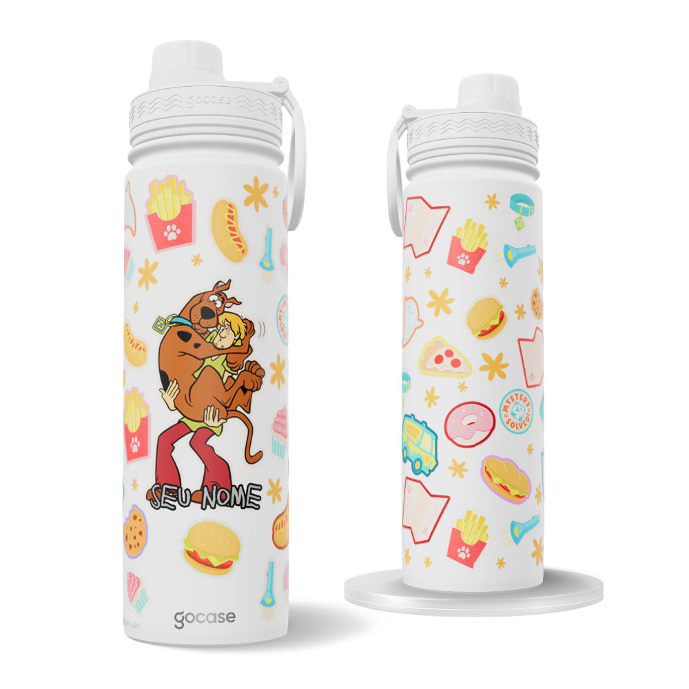 Garrafa Térmica Fresh + Ebook - Scooby-Doo - Scooby Doo Cadê Você?