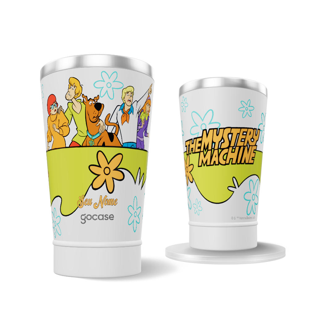 Copo Térmico + Ebook -  Scooby-Doo - Mistery Machine