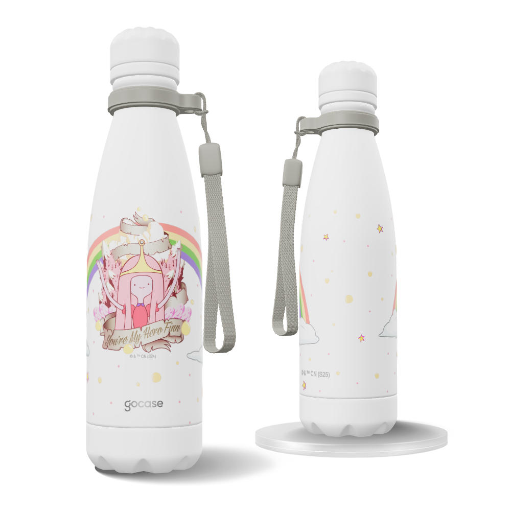 Garrafa Térmica Urban + Ebook -  Adventure Time - You're my hero Finn