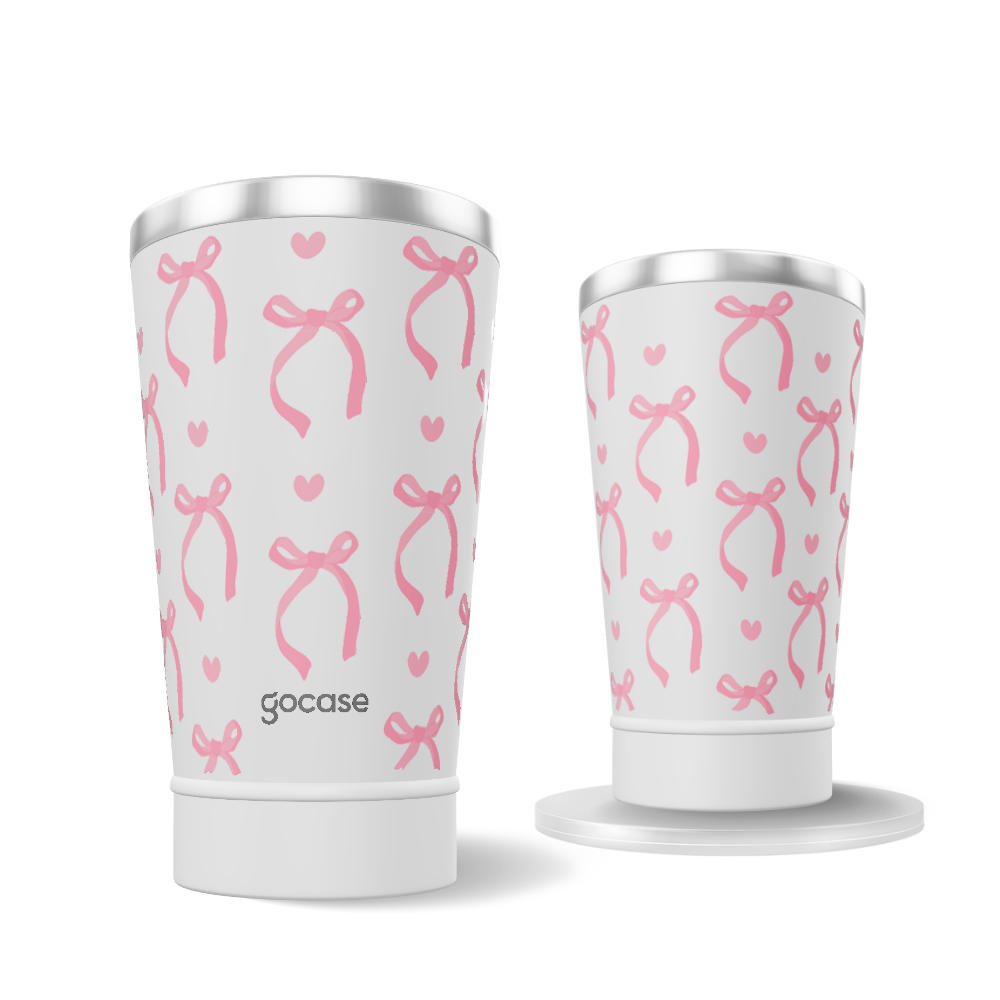 Copo Térmico + Ebook - Elegance & Bows