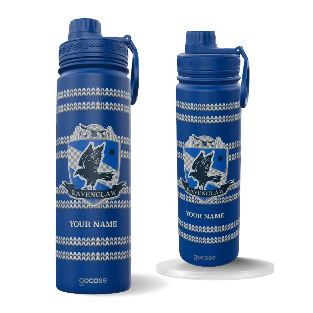 Garrafa Térmica Fresh + Ebook - Harry Potter - Cachecol da Corvinal