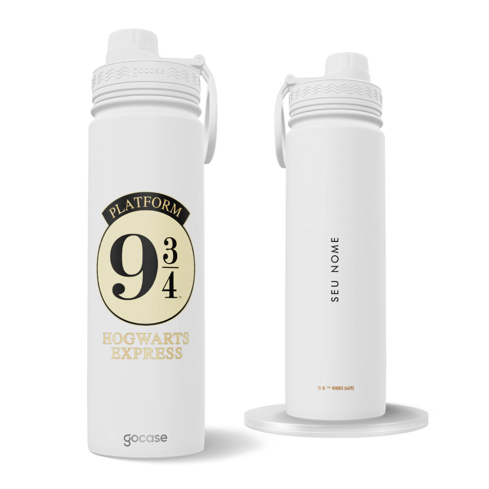 Garrafa Térmica Fresh + Ebook - Harry Potter - Plataforma 9 ¾