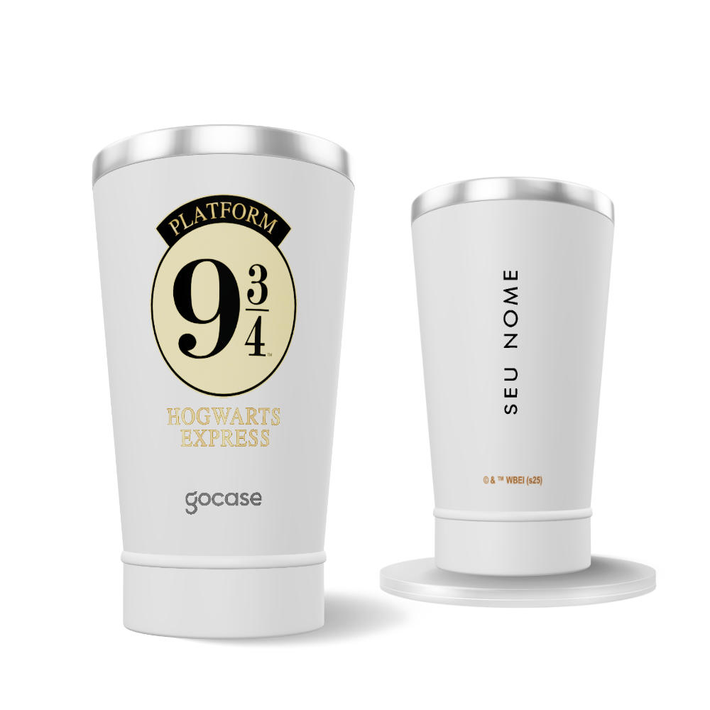 Copo Térmico + Ebook -  Harry Potter - Plataforma 9 ¾