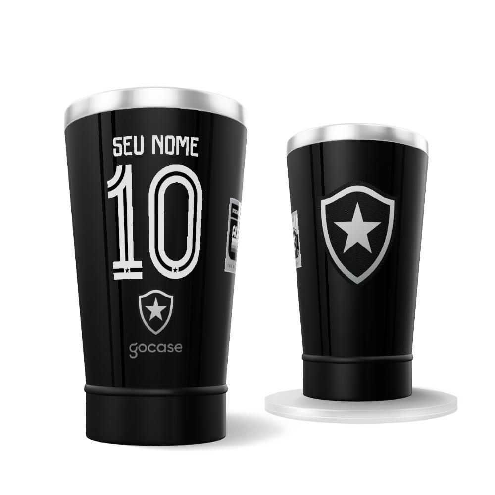 Copo Térmico Cerveja + Ebook -  Botafogo - Uniforme 2 2025 P