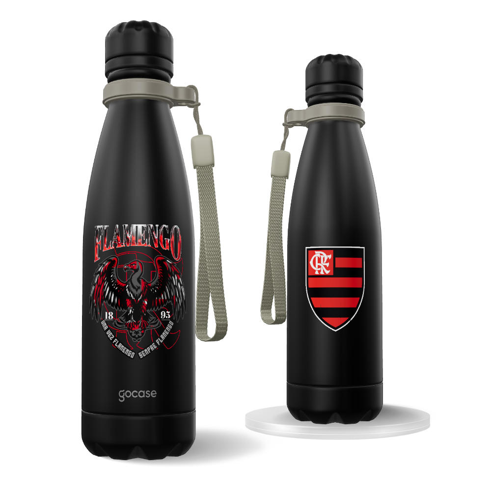 Garrafa Térmica Urban - Flamengo - Urubu Real