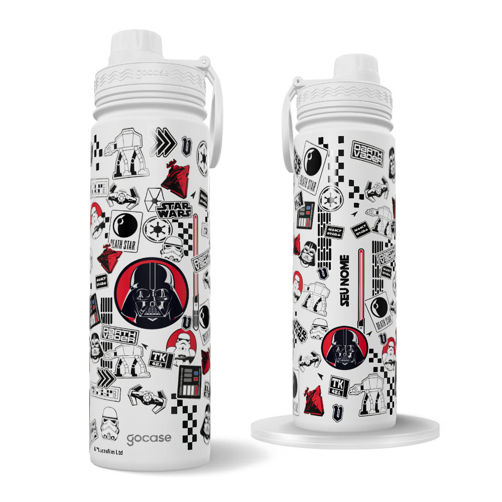 Garrafa Térmica Fresh + Ebook - Star Wars - Darth Vader Stickers