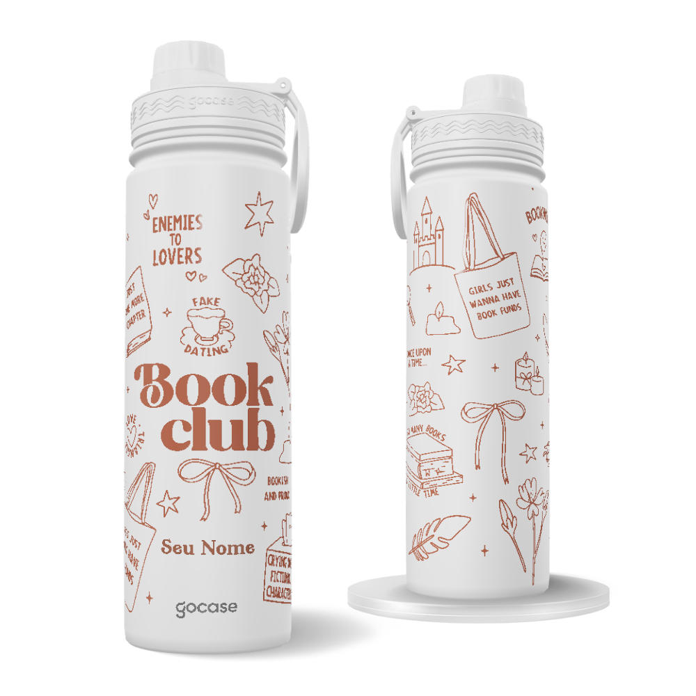 Garrafa Térmica Fresh + Ebook - Book Club