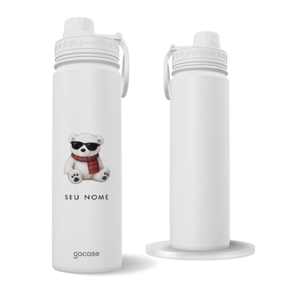 Garrafa Térmica Fresh + Ebook - Booklover - Mint Bear