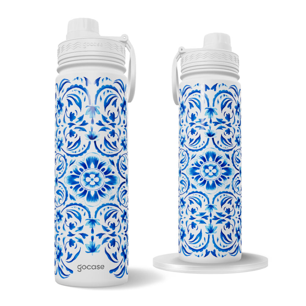Garrafa Térmica Fresh + Ebook - Azulejos Portugueses
