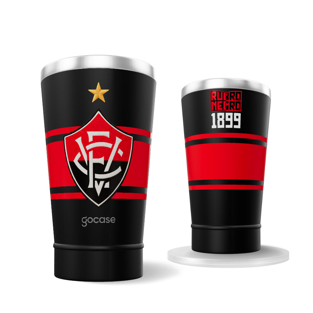Copo Térmico Cerveja -  Vitória - Uniforme 3 2025