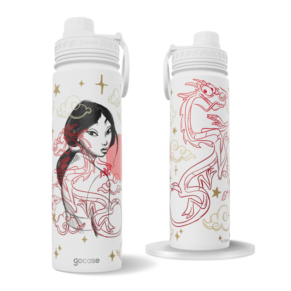 Garrafa Térmica Fresh + Ebook - Mulan Color