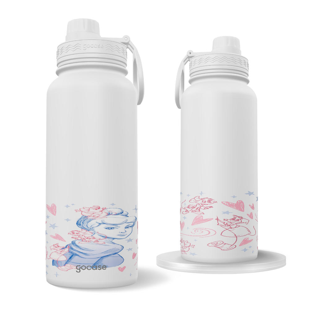 Garrafa Térmica Fresh -  Cinderela Color