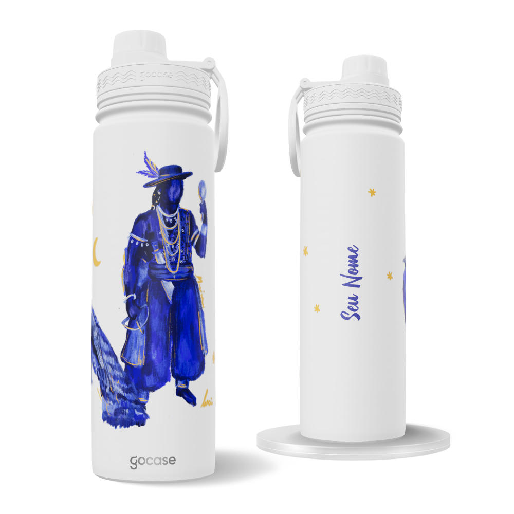 Garrafa Térmica Fresh + Ebook - Logun Edé: Santo Menino Que Velho Respeita