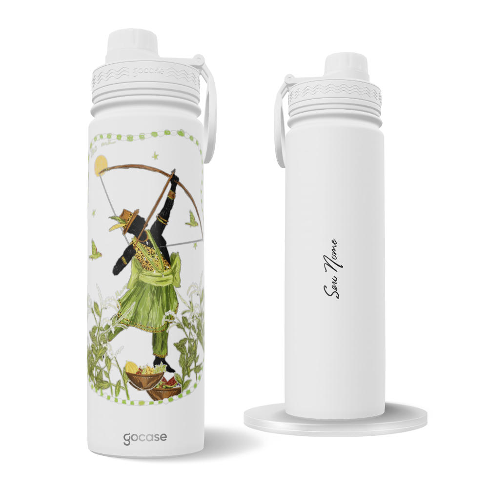 Garrafa Térmica Fresh + Ebook - Filho de Oxóssi