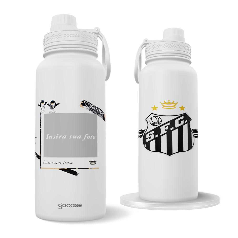 Garrafa Térmica Fresh -  Santos Amor em Campo