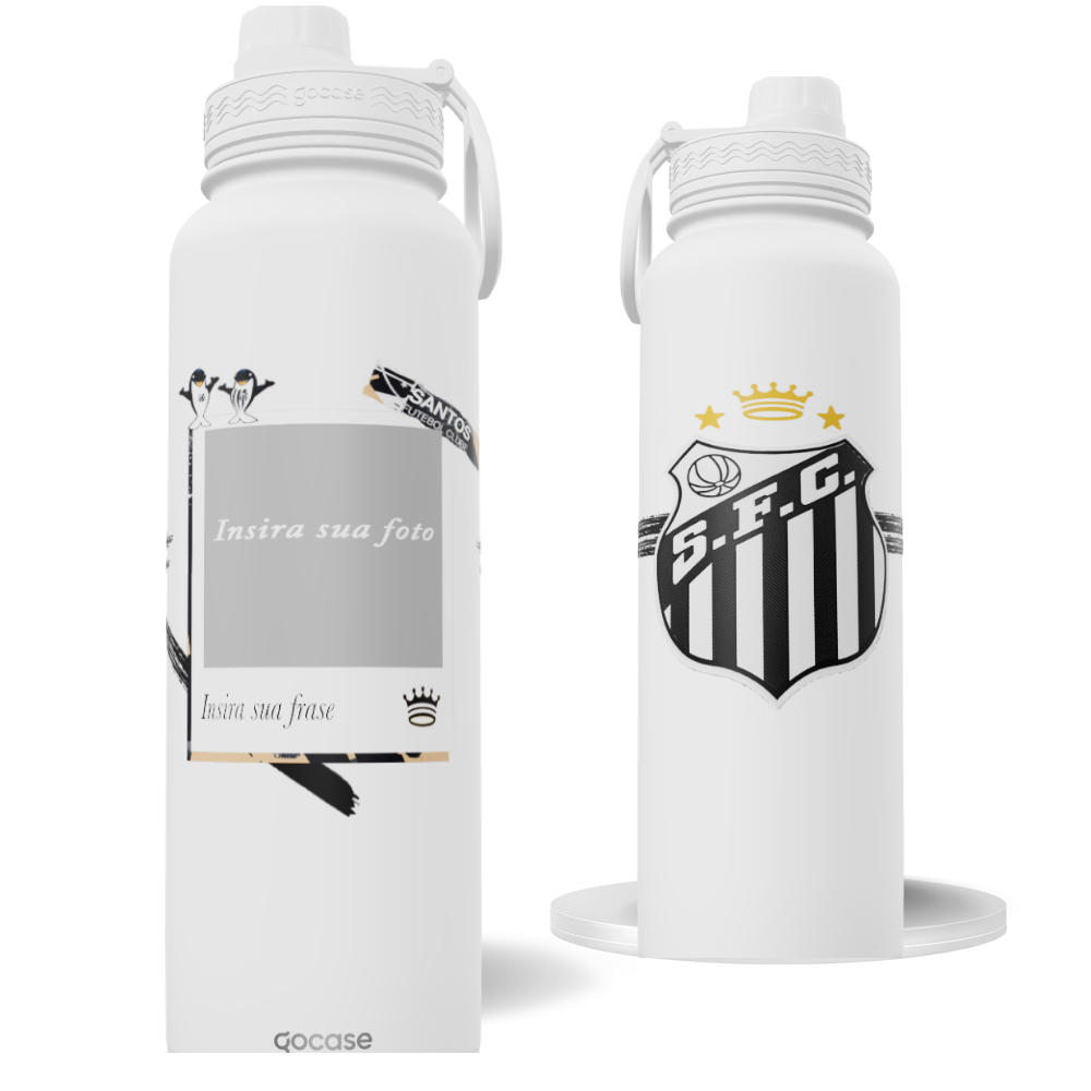 Garrafa Térmica Fresh -  Santos Amor em Campo