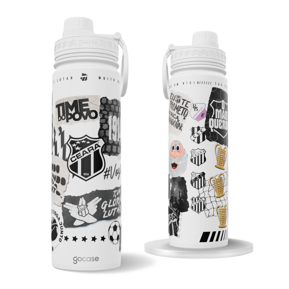 Garrafa Térmica Fresh + Ebook - Ceará Colagem