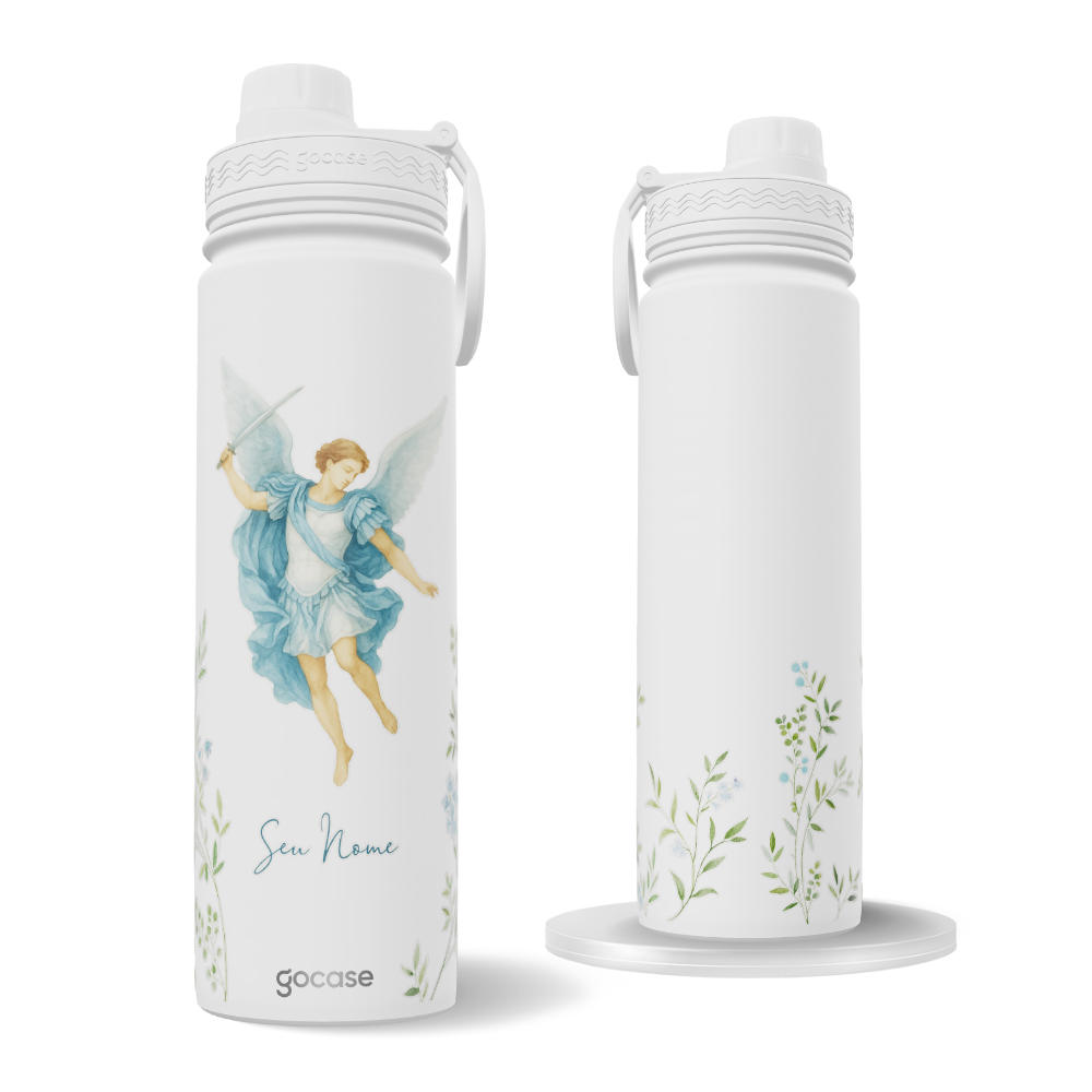 Garrafa Térmica Fresh + Ebook - São Miguel Celestial