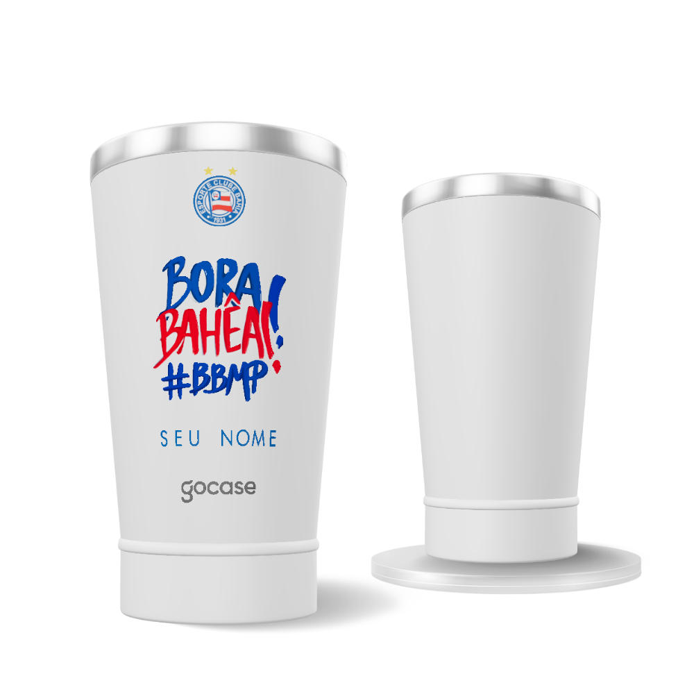 Copo Térmico Cerveja + Ebook - Bahia - Bora Bahêa!