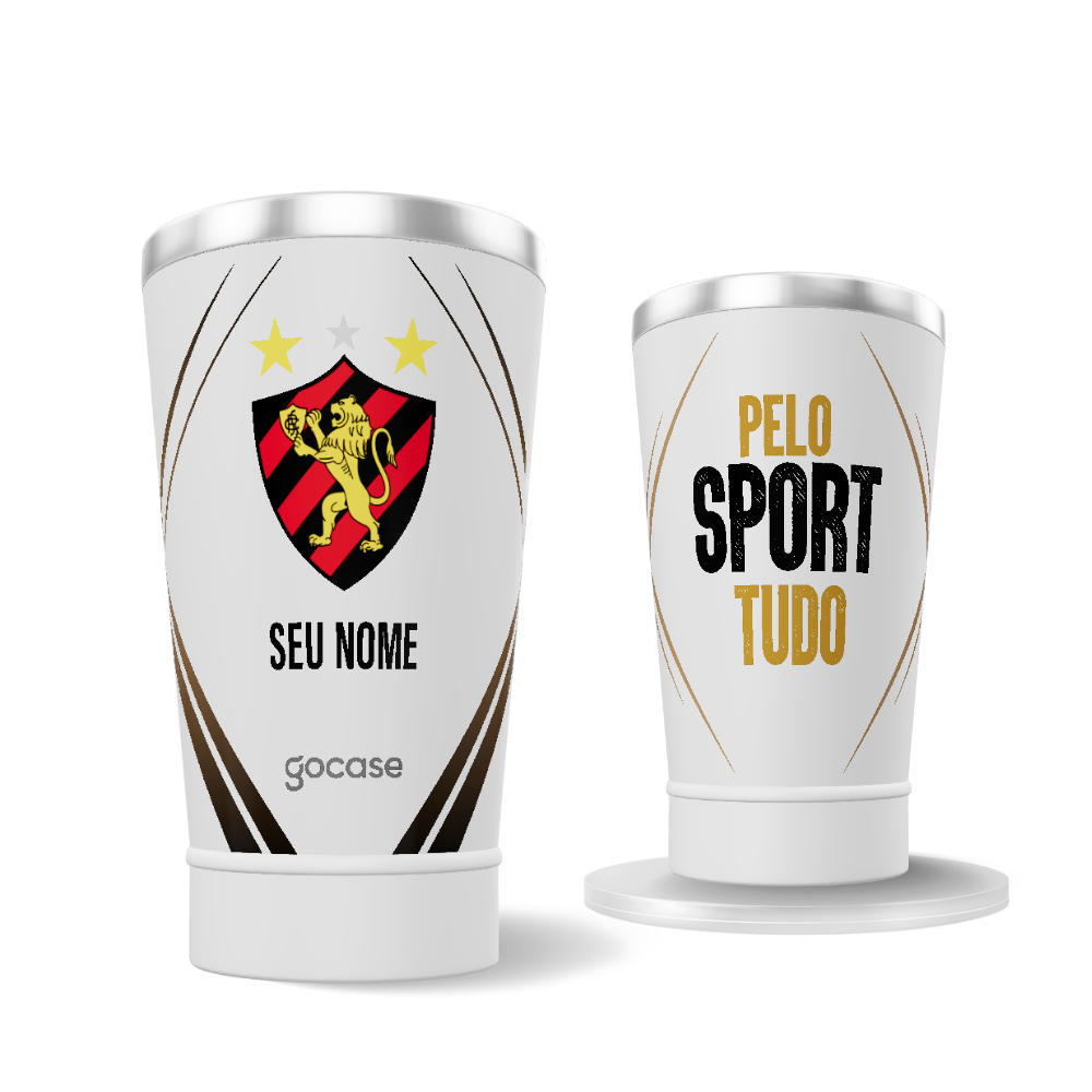Copo Térmico Cerveja + Ebook - Sport - Escudo 2023 360º