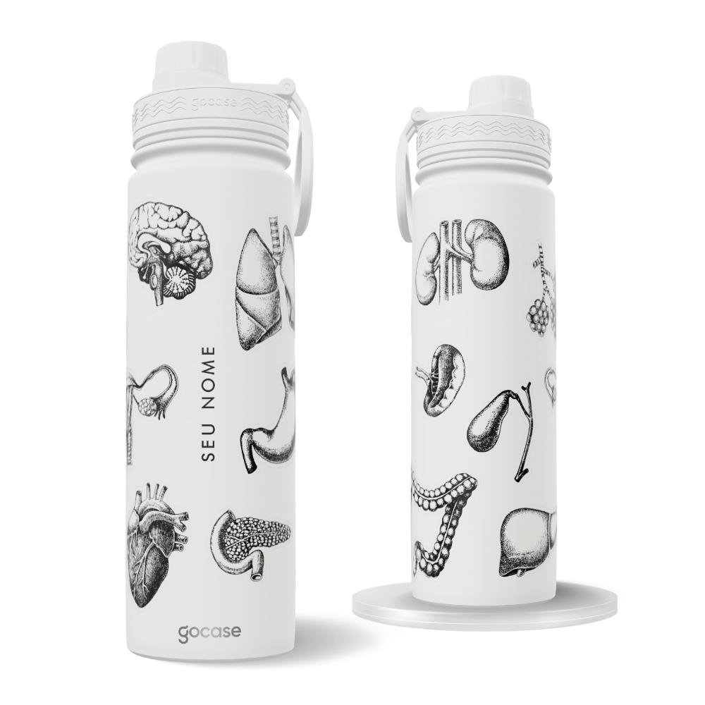 Garrafa Térmica Fresh + Ebook - Anatomia Stickers