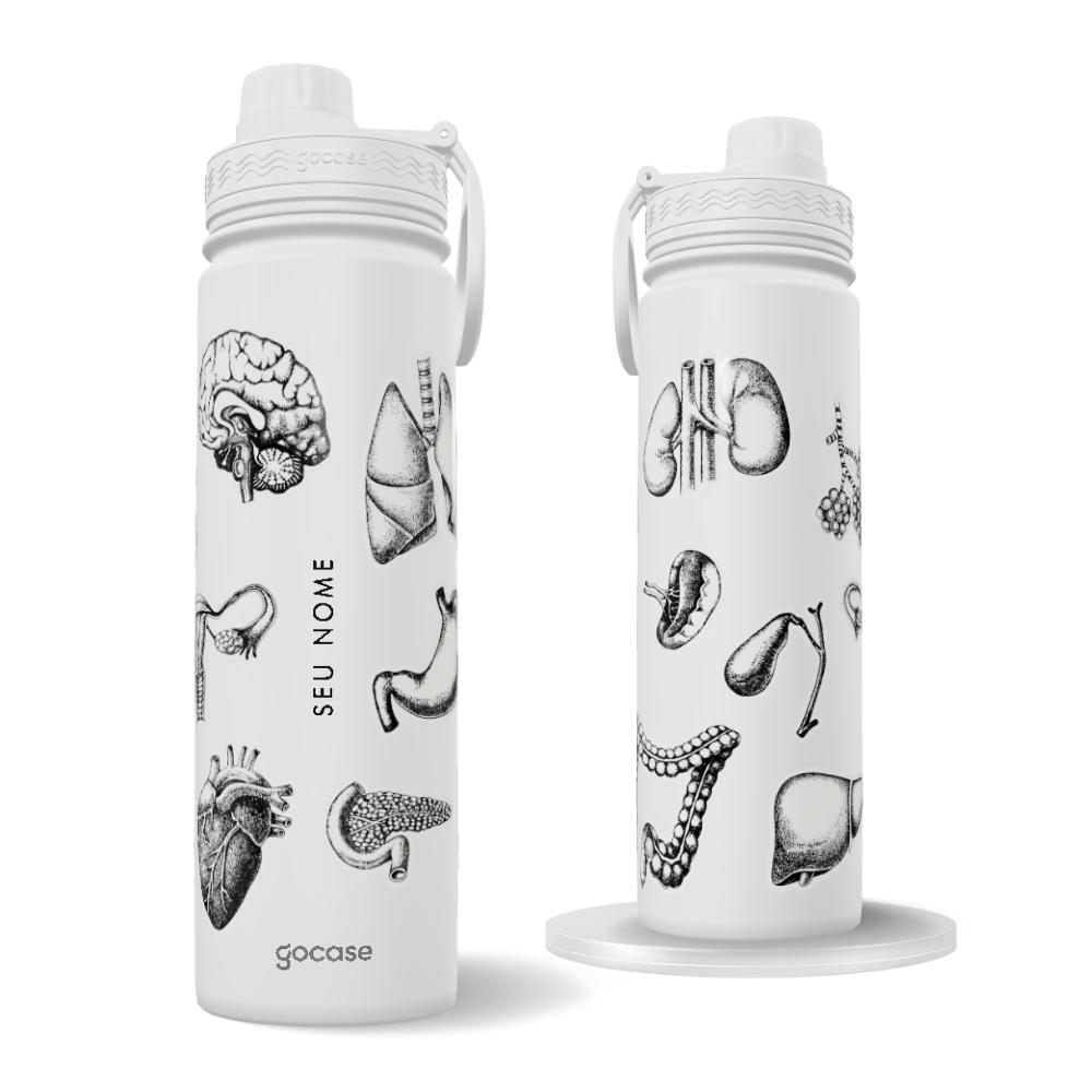 Garrafa Térmica Fresh + Ebook - Anatomia Stickers