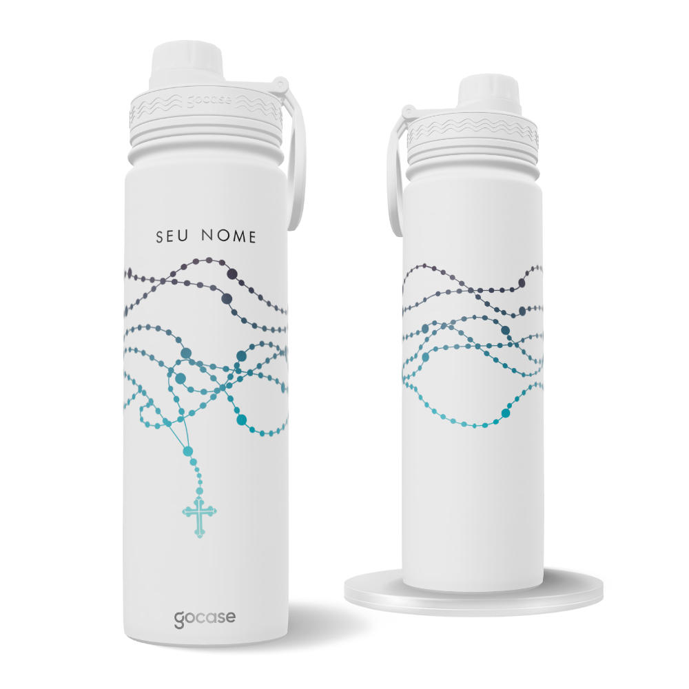 Garrafa Térmica Fresh + Ebook - Rosary Colors