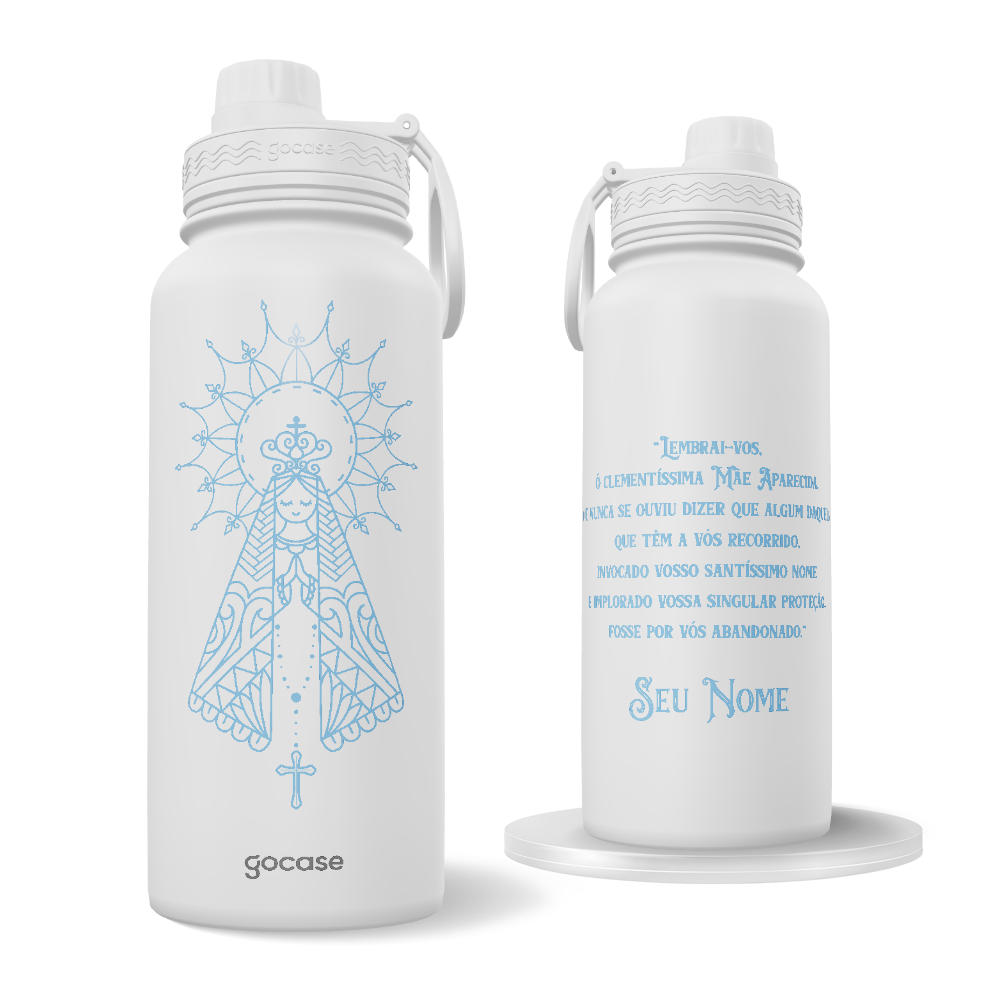 Garrafa Térmica Fresh -  Nossa Senhora Aparecida Linear