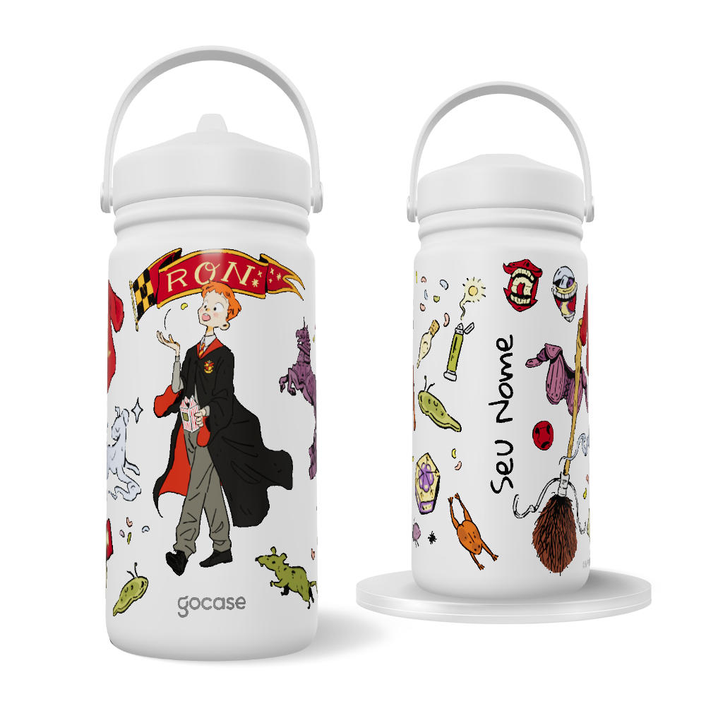 Garrafa Térmica Mini -  Harry Potter - Coisas do Rony