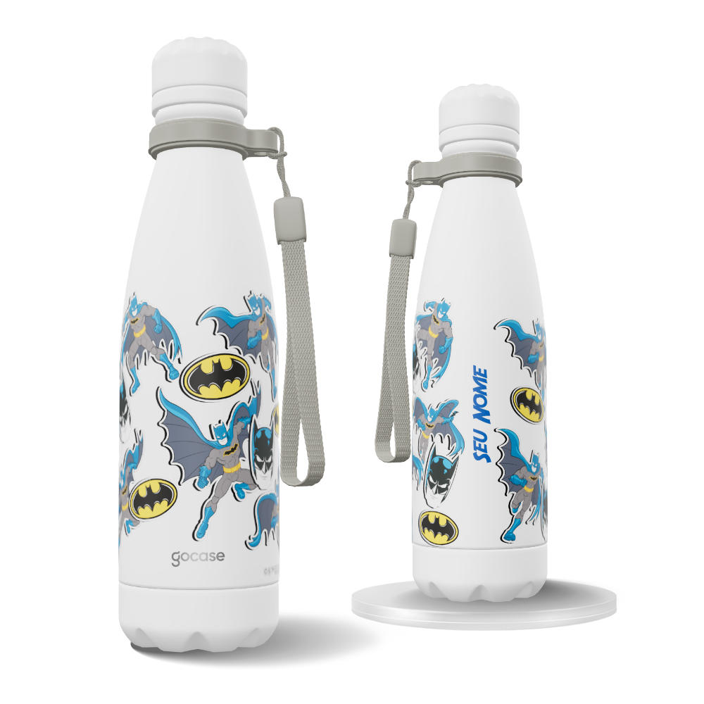 Garrafa Térmica Urban + Ebook - Batman Stickers