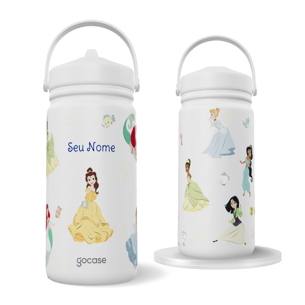Garrafa Térmica Mini - Princesas - Dança das Estrelas