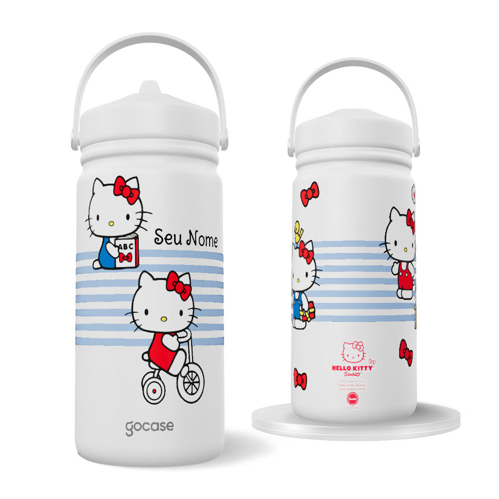 Garrafa Térmica Mini - Hello Kitty - Um Dia Comigo