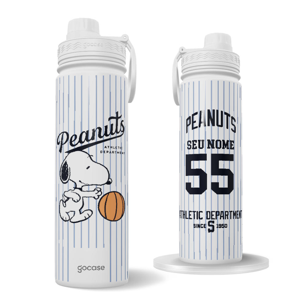 Garrafa Térmica Fresh + Ebook - Snoopy Sporty