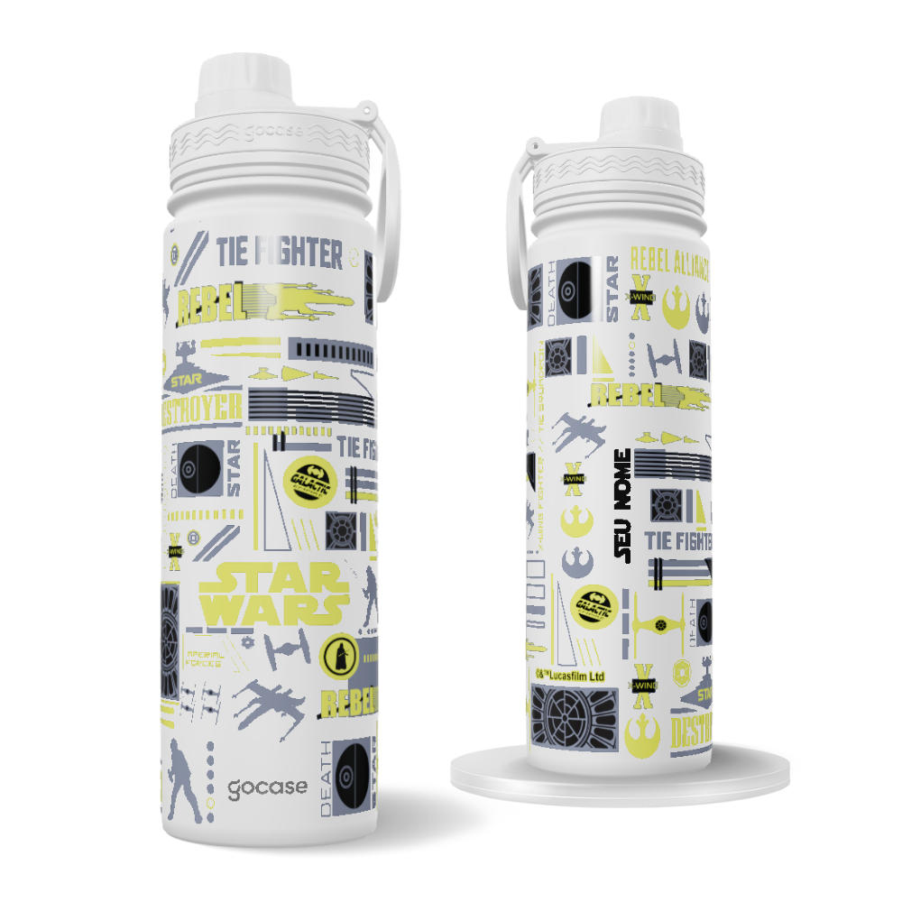 Garrafa Térmica Fresh + Ebook - Star Wars - New Hope