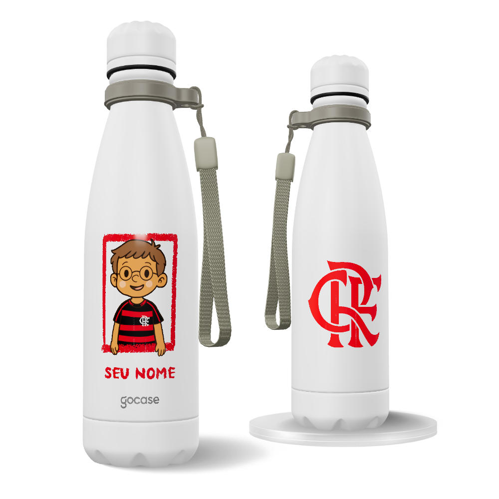 Garrafa Térmica Urban -  Flamengo - Garotinho Flamenguista