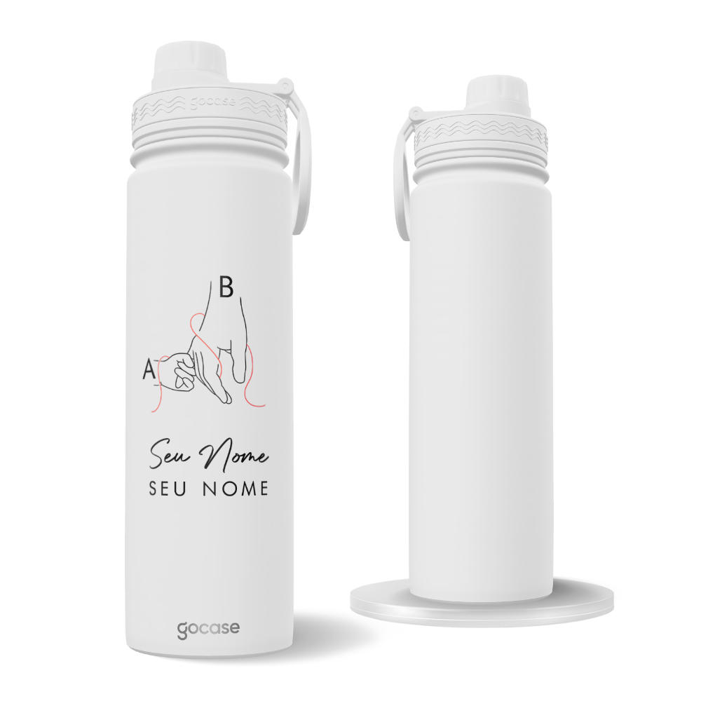 Garrafa Térmica Fresh + Ebook - Mãe - O Fio Que Nos Conecta