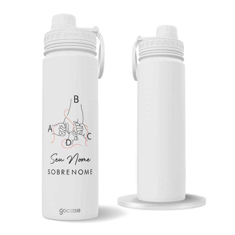 Garrafa Térmica Fresh + Ebook - Mãe - O Fio Que Nos Conecta