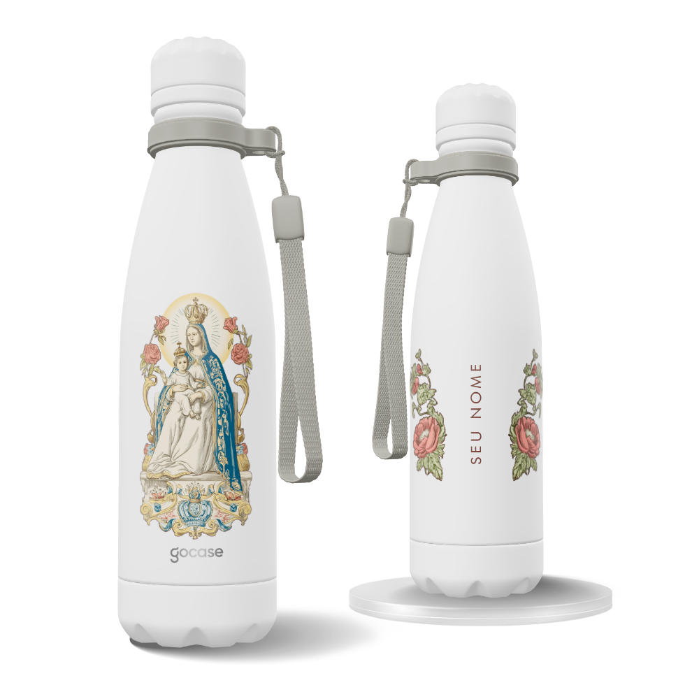 Garrafa Térmica Urban + Ebook -  Nsa. Sra. de Nazaré - Arte Clássica