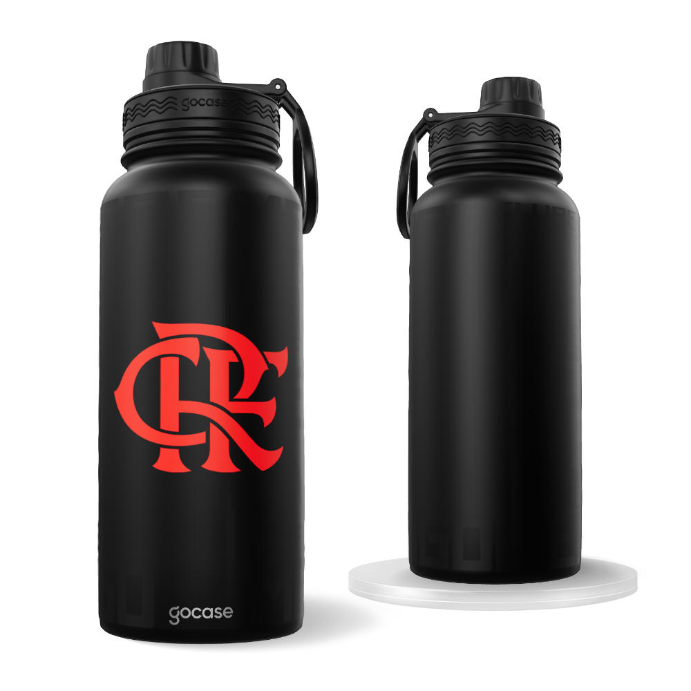 Garrafa Térmica Mini - Flamengo - Black Logo