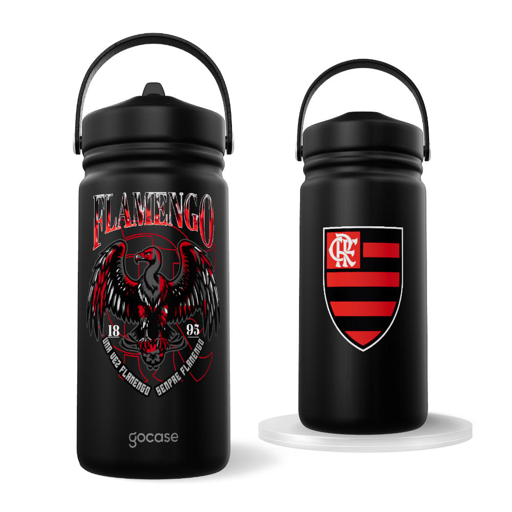 Garrafa Térmica Mini - Flamengo - Urubu Real