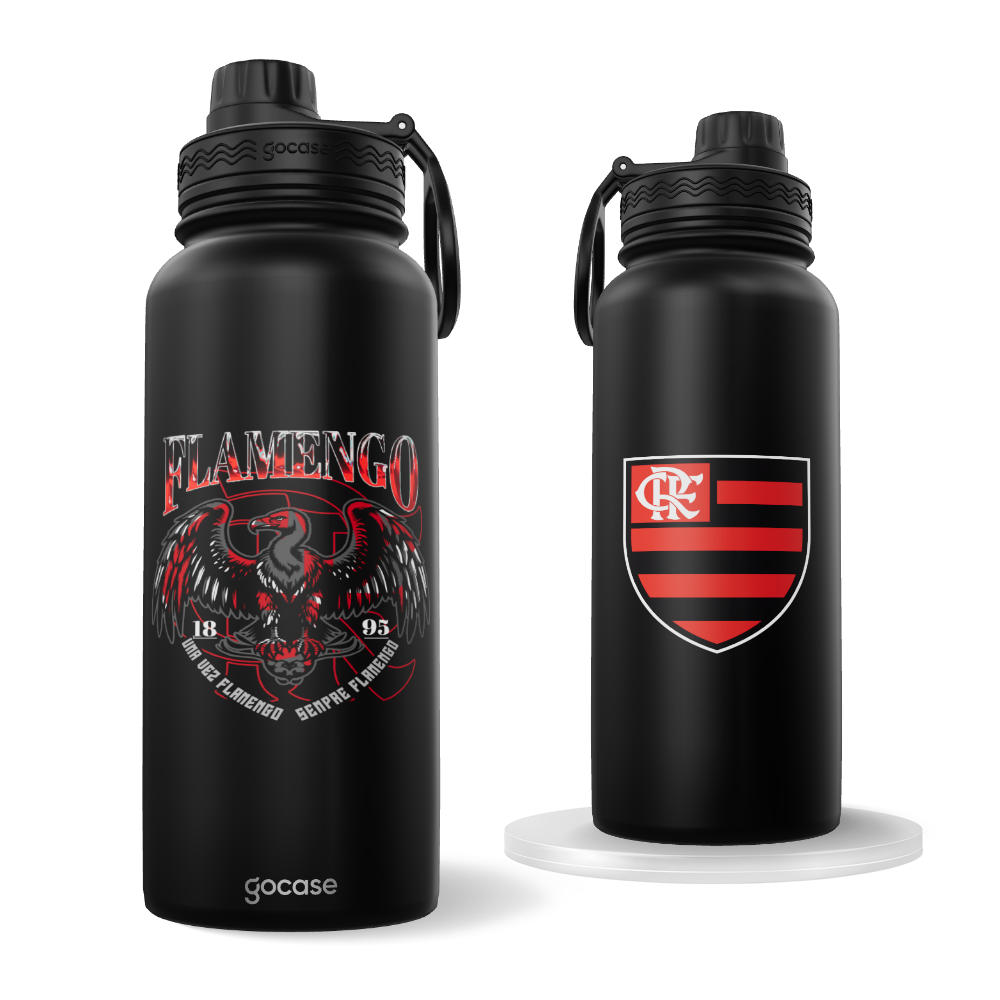 Garrafa Térmica Mini - Flamengo - Urubu Real
