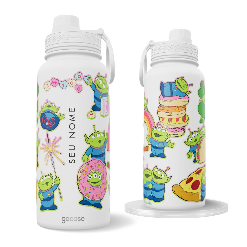Garrafa Térmica Fresh -  Toy Story - Aliens Stickers