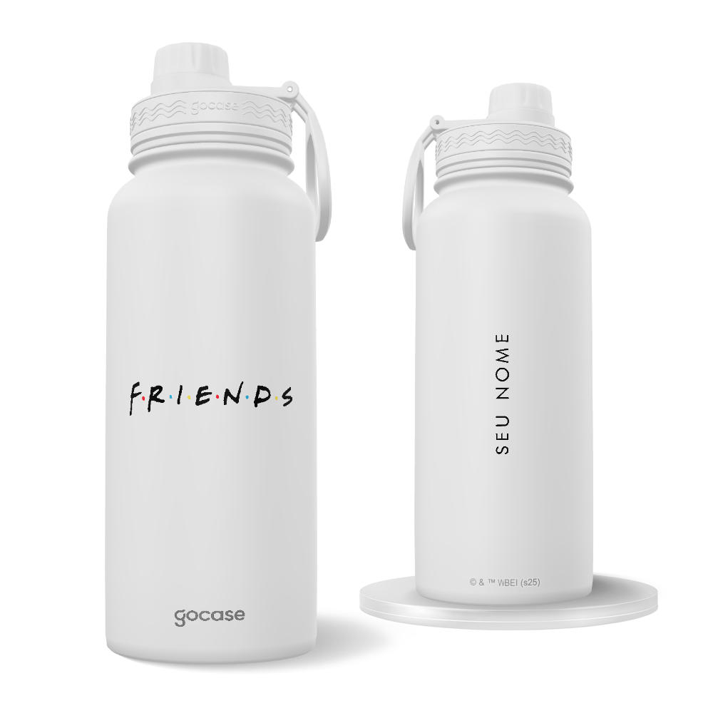 Garrafa Térmica Fresh -  Friends - Logo Minimalista