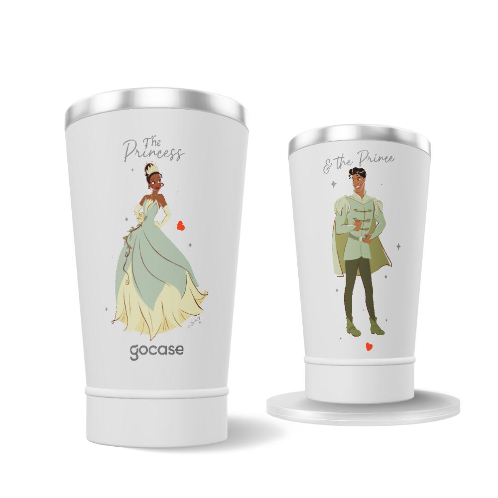 Copo Térmico + Ebook -  Tiana & Príncipe