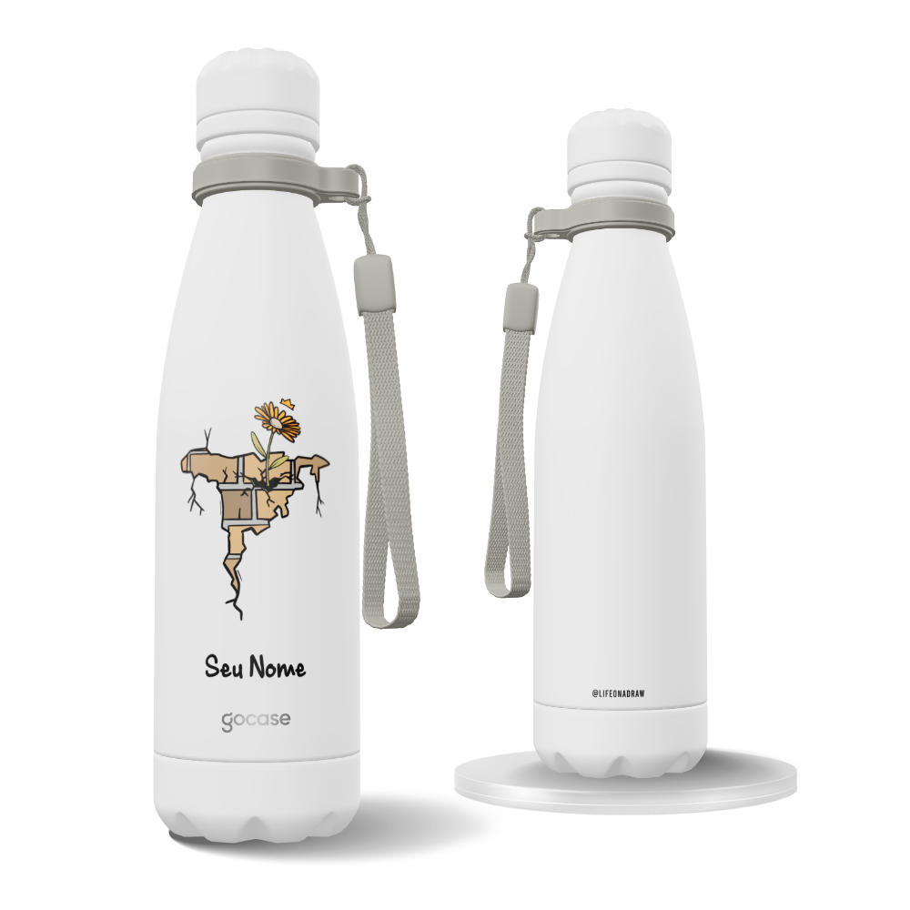 Garrafa Térmica Urban + Ebook -  Muro Florescer