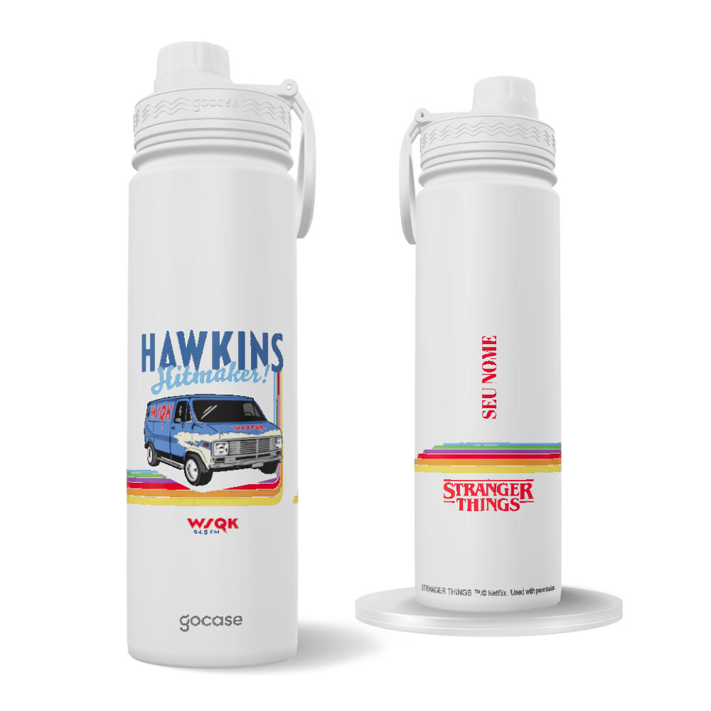 Garrafa Térmica Fresh + Ebook - Stranger Things - Squawk Van Poster
