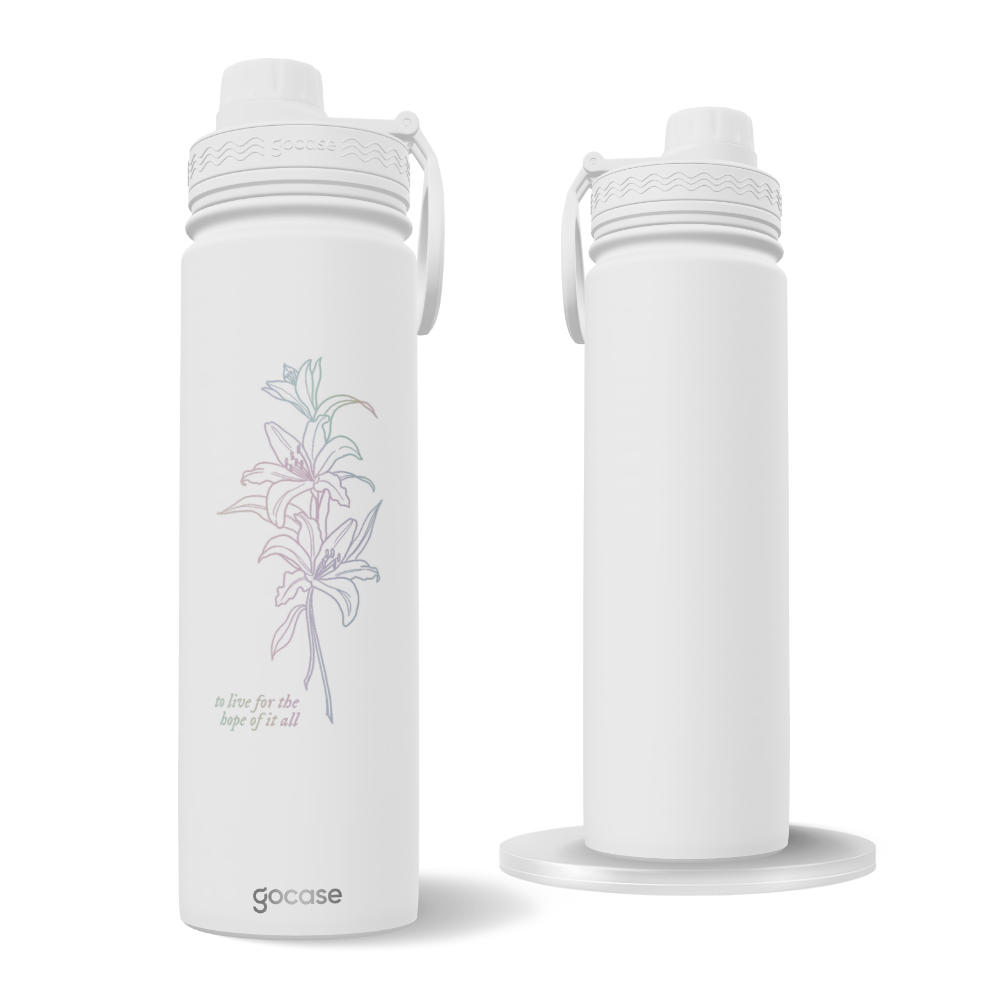 Garrafa Térmica Fresh + Ebook - Lótus