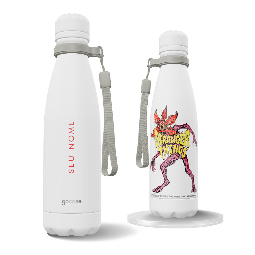 Garrafa Térmica Urban + Ebook - Stranger Things - Demogorgon