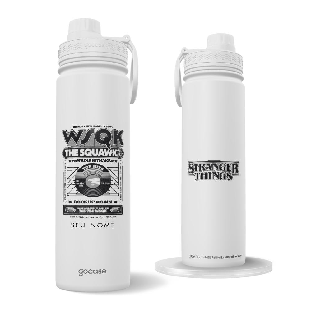 Garrafa Térmica Fresh + Ebook -  Stranger Things - WSQK HITMAKER